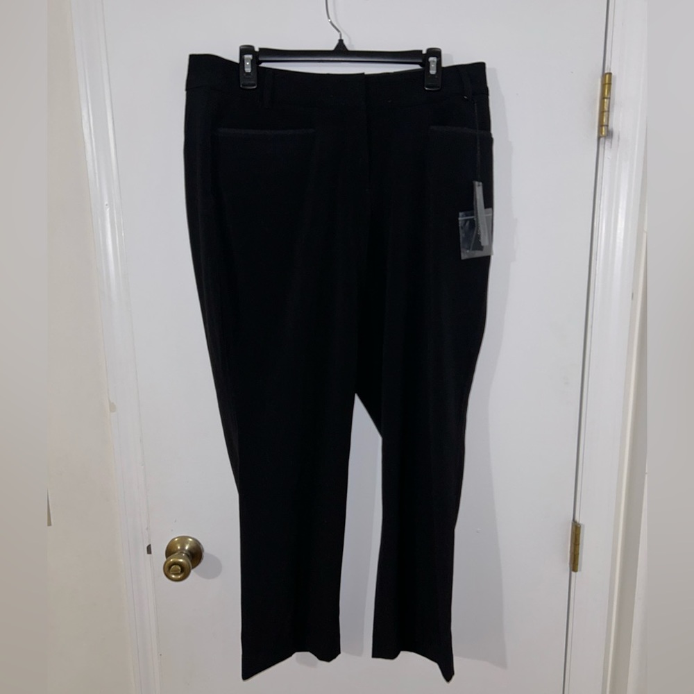 Lane Bryant “The Ashley” Curvy Fit, Tummy Technology, Straight Leg Slacks - 14s